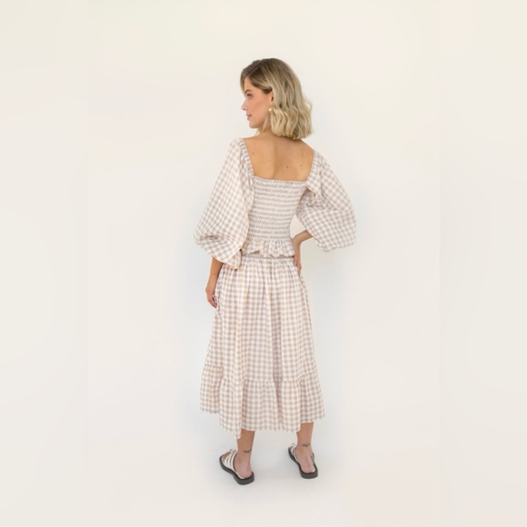 Wild Horses Label Ballerina Gingham Blouse - Picture 4 of 8